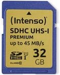 INTENSO SDHC Card 3421480, 32 GB, Class 10, UHS-I