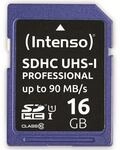 INTENSO SDHC Card 3431470, 16 GB, Class 10, UHS-I
