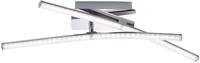 JUST LIGHT LED-Deckenleuchte 11270-55 stahlfarbig, 7,3W, 1000lm, 3000K