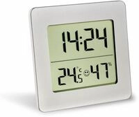 TFA Digitales Thermo-Hygrometer 30.5038.54, silber