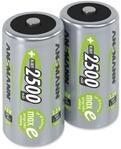 ANSMANN NiMH-Baby-Akku maxE, 2500 mAh, 2 St&uuml;ck