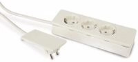 EVOLINE PLUG mit 3-fach Steckdosenleiste, wei&szlig;