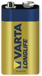 VARTA 9V-Blockbatterie LONGLIFE, 1St.