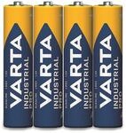VARTA Batterie Alkaline, Micro, AAA, LR03, 1.5V, Industrial Pro, 4 St&uuml;ck