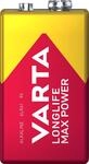 VARTA 9V-Blockbatterie, LONGLIFE, Max Power, 1St.