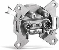 GOOBAY Antennendose 67049, 4-Loch Stich-/Enddose, 75Ohm