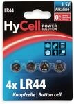 HYCELL Knopfzelle LR44, Alkaline, 1,5 V-, 4 St&uuml;ck