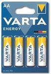 VARTA Batterie Alkaline, Mignon, AA, LR06, 1.5V, Energy, 4 St&uuml;ck