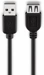 GOOBAY USB 2.0 Hi-Speed Verl&auml;ngerung, A/A, 68622, 0,3 m, schwarz