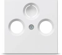 GIRA Antennenabdeckung System 55, 086903, reinwei&szlig;, gl&auml;nzend