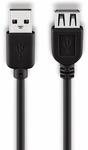 GOOBAY USB 2.0 Verl&auml;ngerung 68625 Hi-Speed, A/A, 0,6 m, schwarz