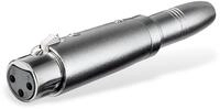 GOOBAY XLR-Adapter, XLR-Kupplung/Klinkenkupplung 6,3 mm mono