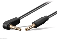 GOOBAY Klinkenkabel 67782, Superslim 0,5 m, schwarz