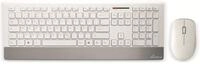 MEDIARANGE Funk-Tastatur- und Maus-Set MROS106, QWERTZ, wei&szlig;/silber
