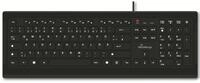 MEDIARANGE USB-Tastatur MROS101, flache Tasten, QWERTZ, schwarz