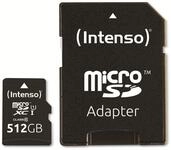 INTENSO MicroSDXC Card 3423493, UHS-I, 512 GB