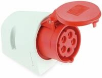 PCE CEE Wandsteckdose 5-polig, 32 A, 400 V, IP44