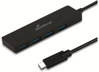 MEDIARANGE USB-C Hub MRCS508, 4-port