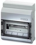 HENSEL Feuchtraum-Kleinverteiler KV 9112 NT, 1-reihig, 12 TE, IP65