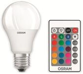 OSRAM LED-Lampe P60 mit Fernbedienung, E27, EEK: G, 9,7 W, 806 lm, 2700 K