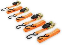 LAS Spanngurt 10301, 4 St&uuml;ck, 500x2,5 cm, 250 daN
