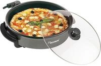 BESTRON Elektrische Partypfanne XL, AHP1500Z, Glasdeckel, &Oslash;32cm, 1500W
