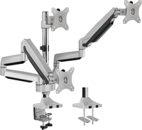 LOGILINK Monitorhalterung BP0052 3fach 13-32, 2x Gasdruckfeder, Aluminium