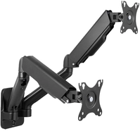 LOGILINK Monitorwandhalterung BP0146 2fach, 17-32, Gasdruckfeder