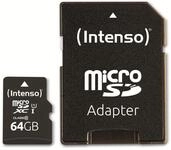 INTENSO MicroSD-Card Performance Line, 3424490, 64 GB