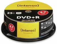 INTENSO DVD+R Spindel, 25 St&uuml;ck