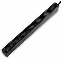 LOGILINK Euro-Steckdosenleiste 6-fach, schwarz