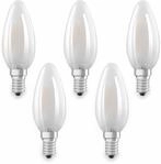 OSRAM LED-Lampe BASE CLAS A, E14, EEK: E, 4W, 470 lm, 2700 K, 5 Stk. matt