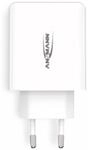 ANSMANN USB-Ladeger&auml;t HC430, 30 W, 5 V, 3 A, 4-Port, wei&szlig;
