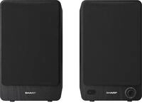 SHARP Lautsprecherboxen CP-SS30 (BK), 2-Wege, Bluetooth, USB, MP3, 60 W