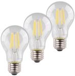 M&Uuml;LLER-LICHT LED-Filament-Lampe, E27, EEK: E, 4W, 470lm, 2700K, 3 Stk