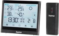 HAMA Wetterstation 186421, Full Touch, schwarz