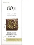 Vivani Espresso Pistazien Schokolade 75% Kakao bio