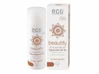 Eco Cosmetics beautify CC Creme LSF30 dunkel getönt