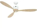 DC Deckenventilator Aeroplan Eco Wei&szlig; / Holz Natur