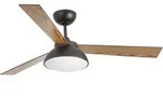Energiespar Deckenventilator Rodas Braun mit LED