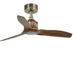 DC Deckenventilator Just Fan XS Messing / Walnuss