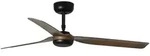 DC Deckenventilator Punt Schwarz-Nussbaum