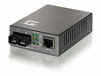 LevelOne FVT-0104TXFC, LEVELONE RJ45 to SC Fast Ethernet Media ConverterSingle-Mode