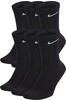 Nike Unisex Everyday Cushioned Training Crew Socks (6 Paar) schwarz
