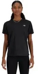 New Balance Damen Athletics T-Shirt schwarz