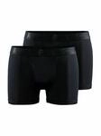Craft Herren Core Dry Boxer 3-Inch 2-Pack M schwarz 1910438-999000