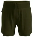 Odlo Herren X-ALP Trail 6 Inch 2-in-1 Short braun