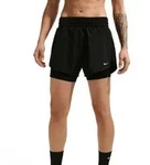 Nike Damen One Dri-Fit HR 3-Inch 2in1 Shorts schwarz