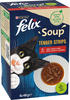 Felix Soup Tender Strips Suppe 6x48g Rind, Huhn, Lamm
