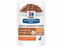 Hill's Prescription Diet k/d + Mobility Feline mit Huhn 12x85 g